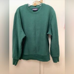 Rowing Blazers Unisex Green Cotton Crewneck Sweatshirt Sz. Large​​​​​​